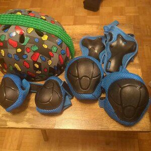 Raskullz Lego Block Galaxy Child Bike Helmet, Fits size 50-54 cm/ Sports Protect